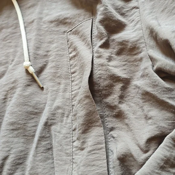 AllSaints, Calla Fishtail Parka Jacket Coat, Gray, EUC, Women's M - Picture 6 of 16